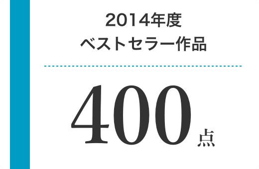 2014年度ベストセラー作品　400点